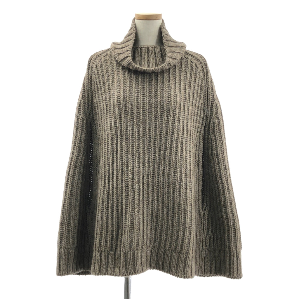 R&D.M.Co / オールドマンズテーラー | ボトルネック カシミヤ ニット ポンチョ | F | レディース