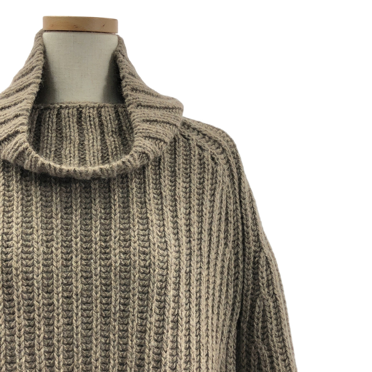 R&amp;D.M.Co / 올드 맨즈 재단사 | 병목 캐시미어 니트 판초 | F | 여성