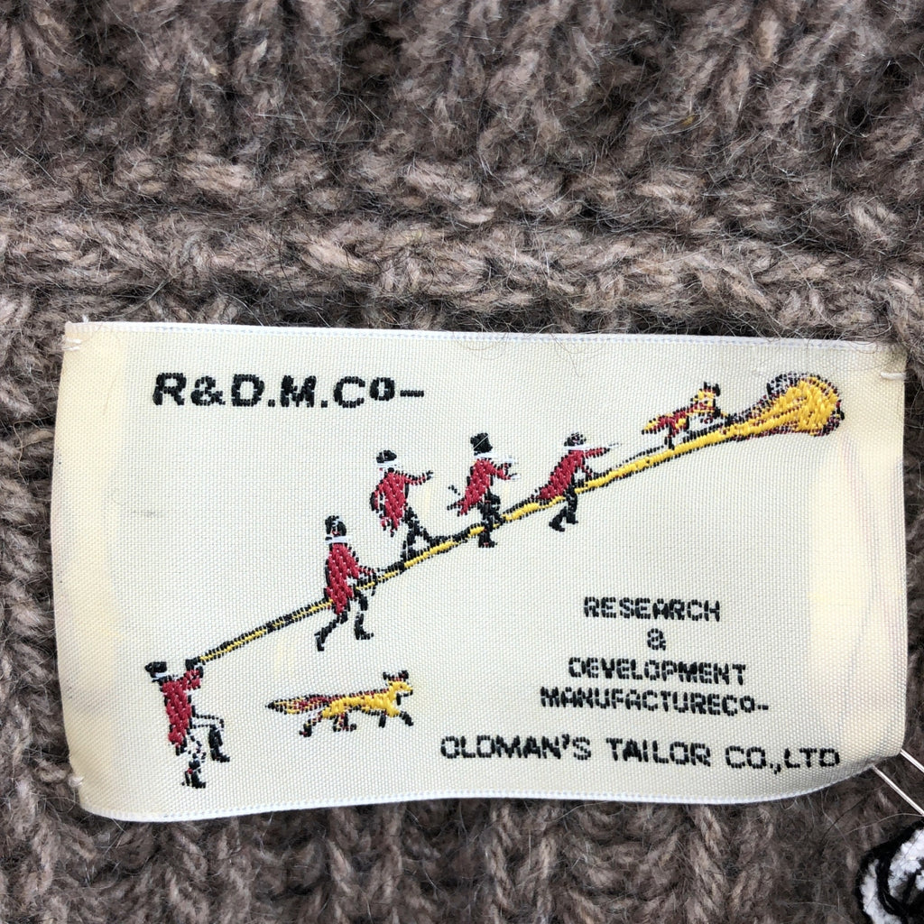 R&D.M.Co / オールドマンズテーラー | ボトルネック カシミヤ ニット ポンチョ | F | レディース