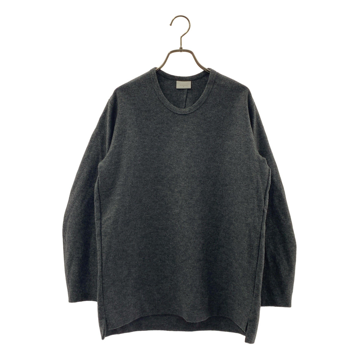 NO CONTROL AIR / ノーコントロールエア | リングウールニットメルトンクルーネックプルオーバー | 3 | レディース