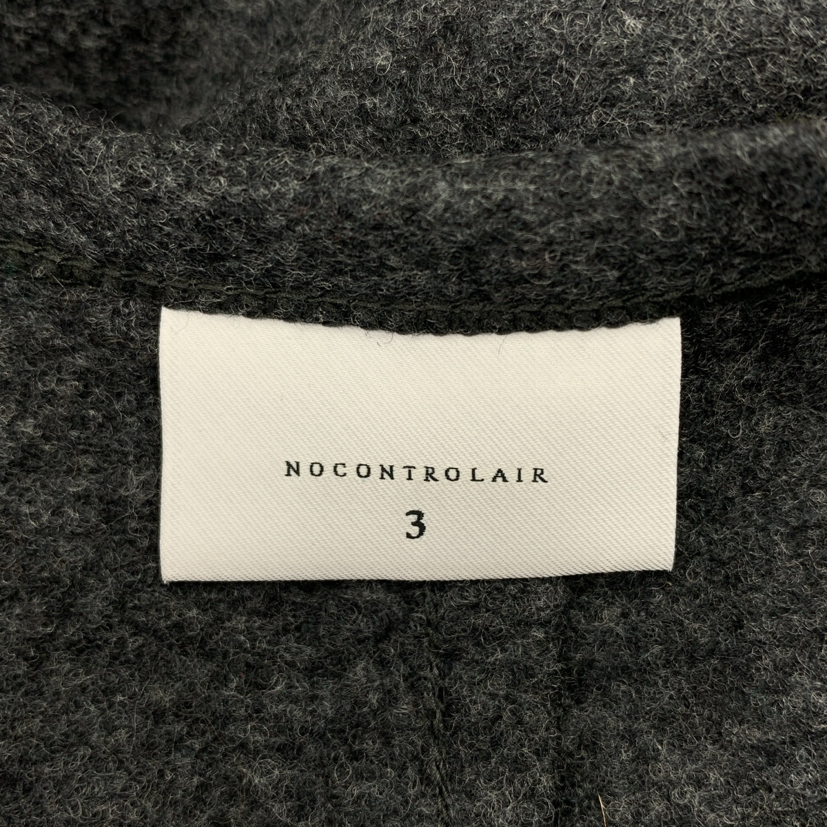 NO CONTROL AIR / ノーコントロールエア | リングウールニットメルトンクルーネックプルオーバー | 3 | レディース