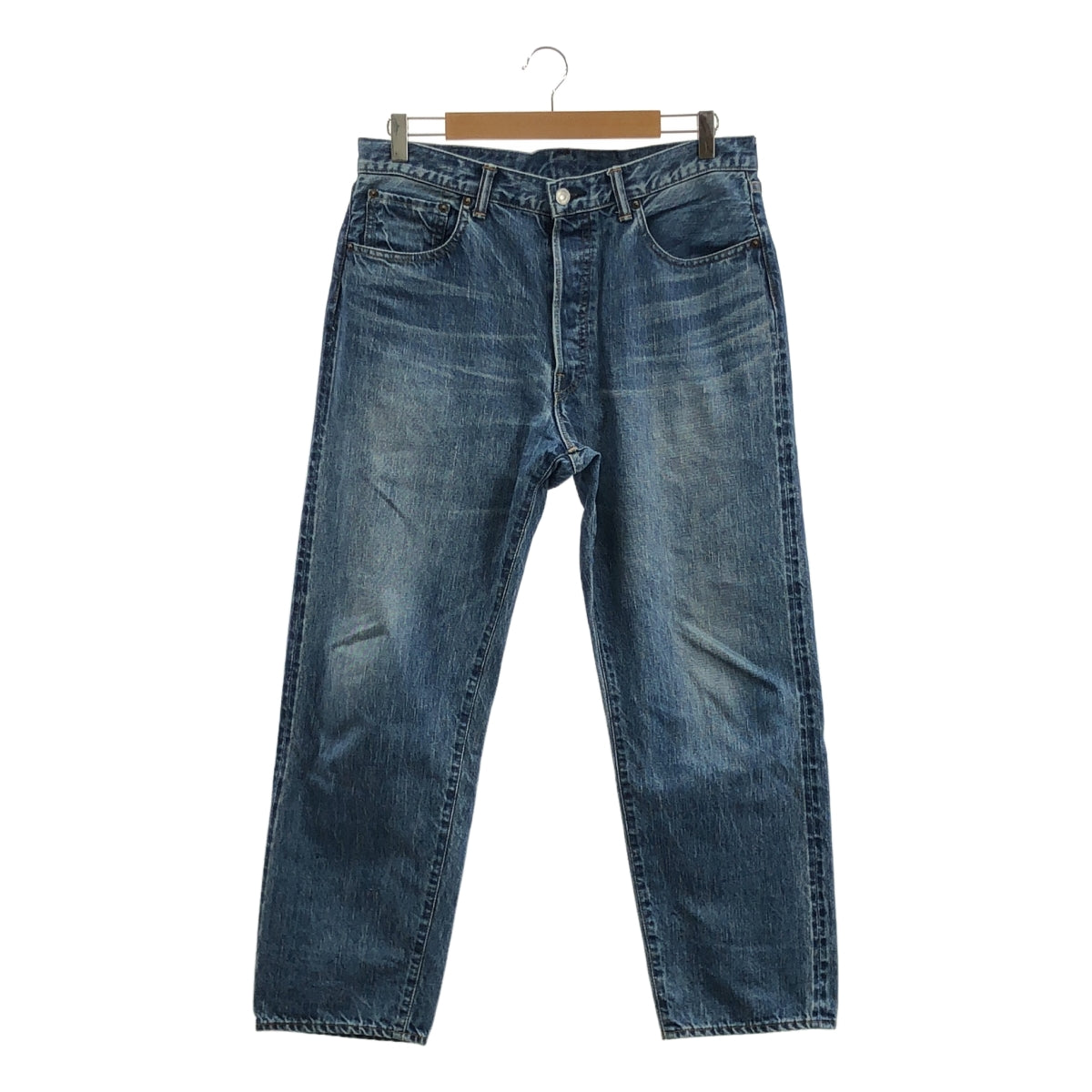 A.PRESSE / アプレッセ | 2023SS | Washed Denim Pants E / セルビッチ デニムパンツ | 34 | BLEACH | メンズ