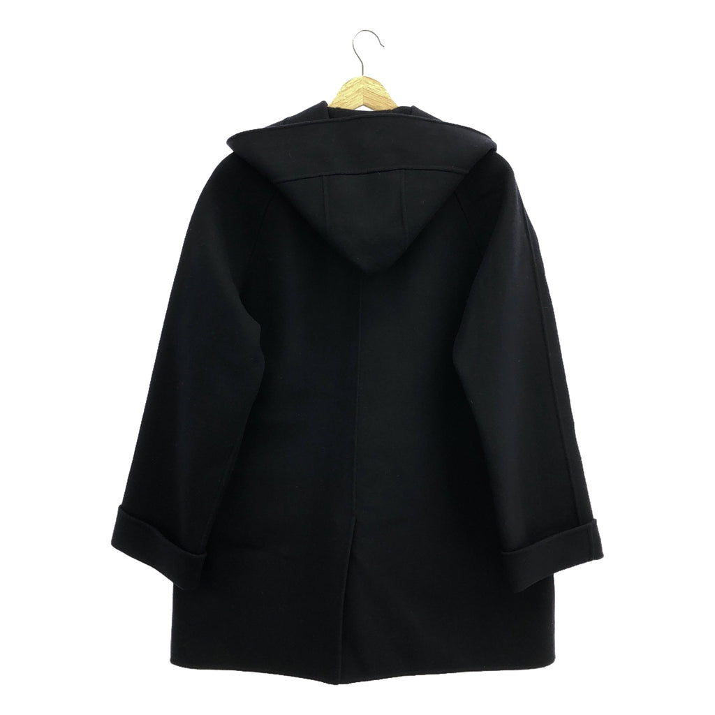 【美品】  GALERIE VIE / ギャルリーヴィー | ライトメルトン フーデッドコート | 36 | ネイビー | レディース