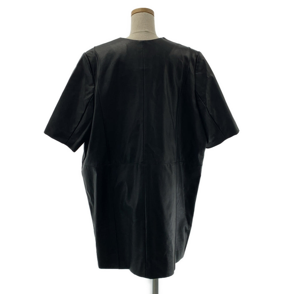 PRANK PROJECT / プランクプロジェクト | エコレザー チュニック Vネック ワンピース | F | レディース