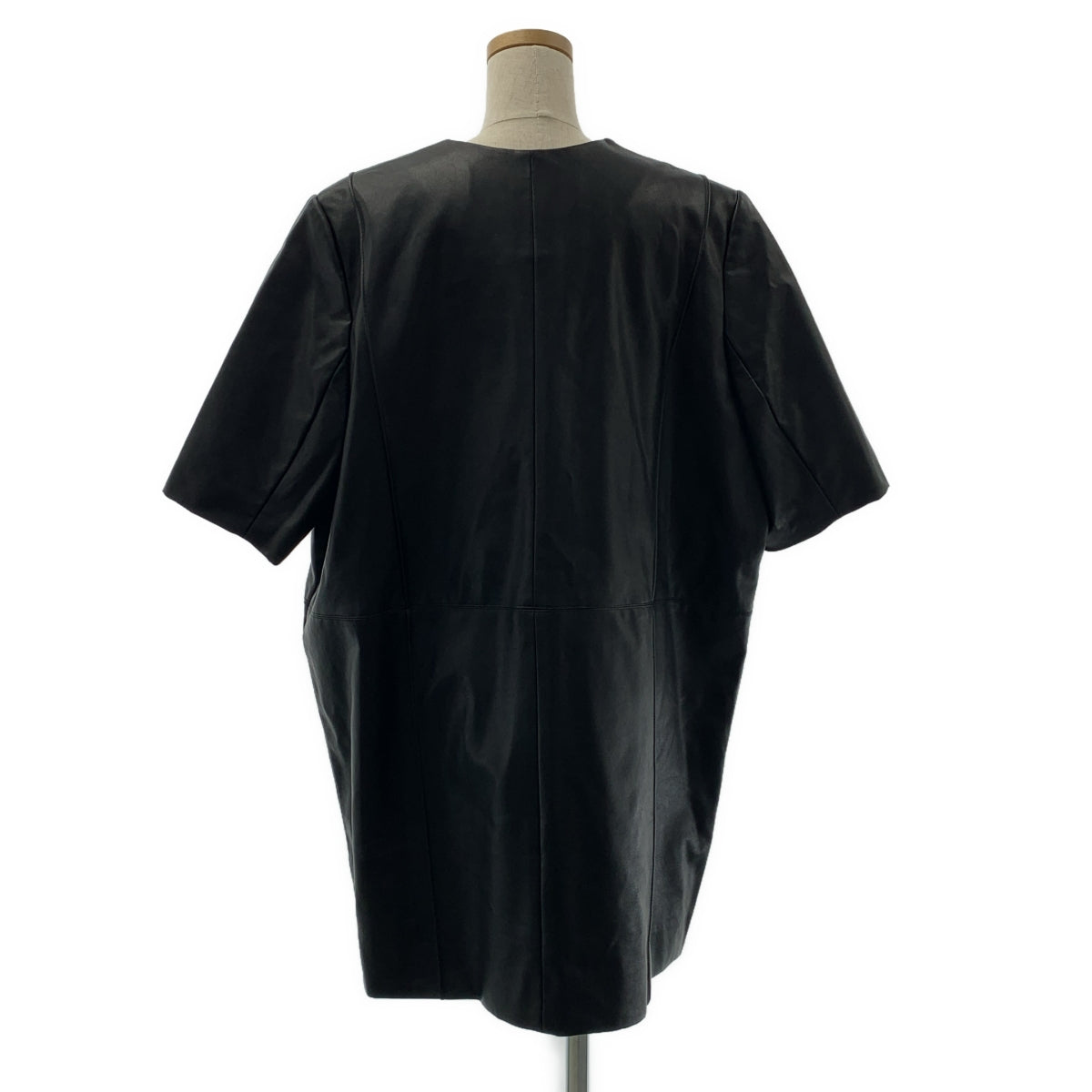 PRANK PROJECT / プランクプロジェクト | エコレザー チュニック Vネック ワンピース | F | レディース