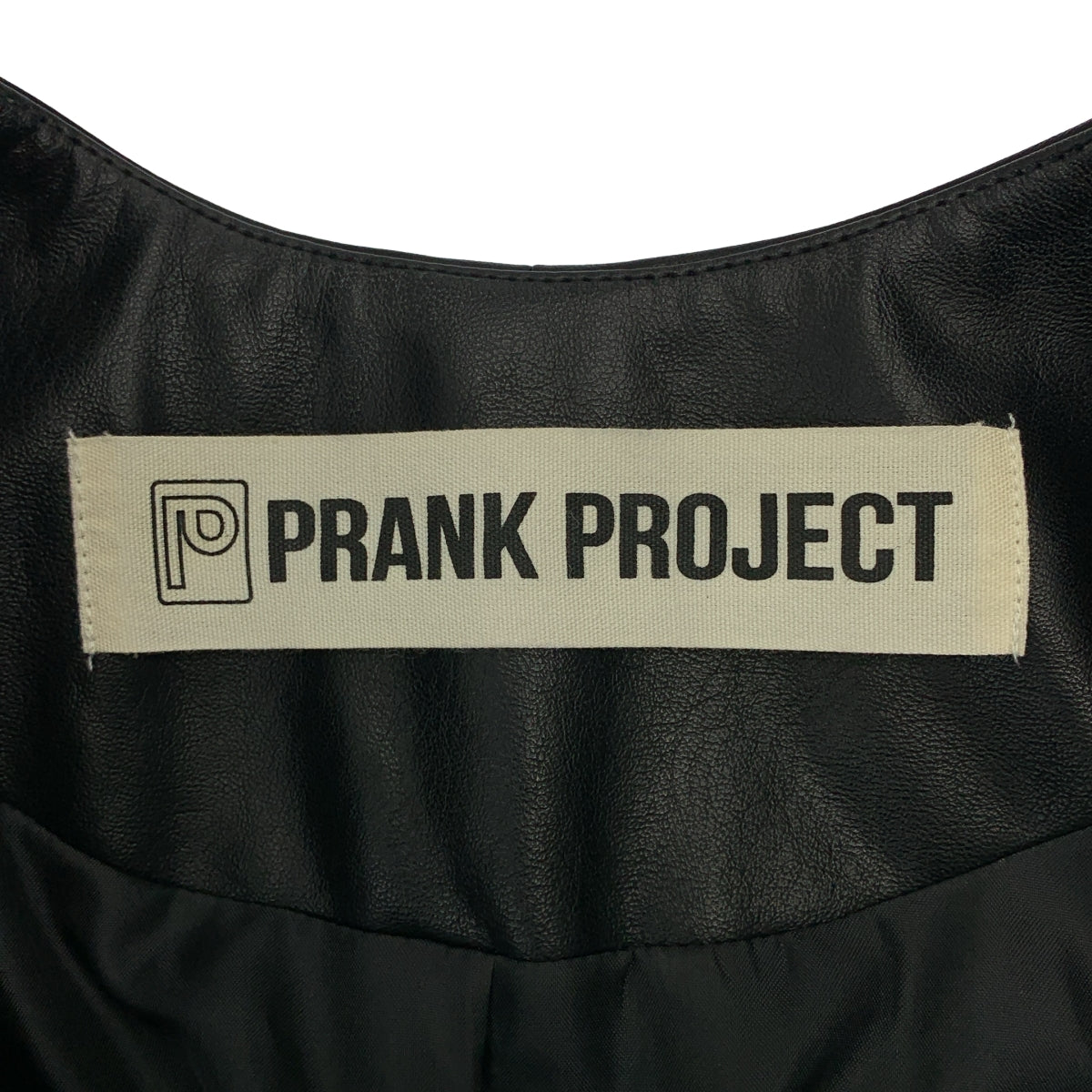 PRANK PROJECT / プランクプロジェクト | エコレザー チュニック Vネック ワンピース | F | レディース