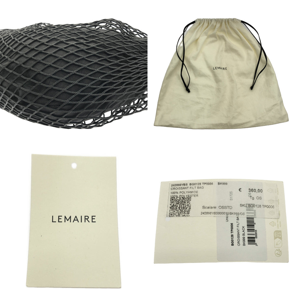 LEMAIRE / ルメール | CROISSANT FILT BAG クロワッサン フィルト バック |