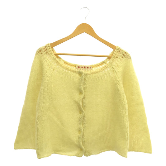 MARNI | Mohair nylon wool knit cardigan | 40 | Women's