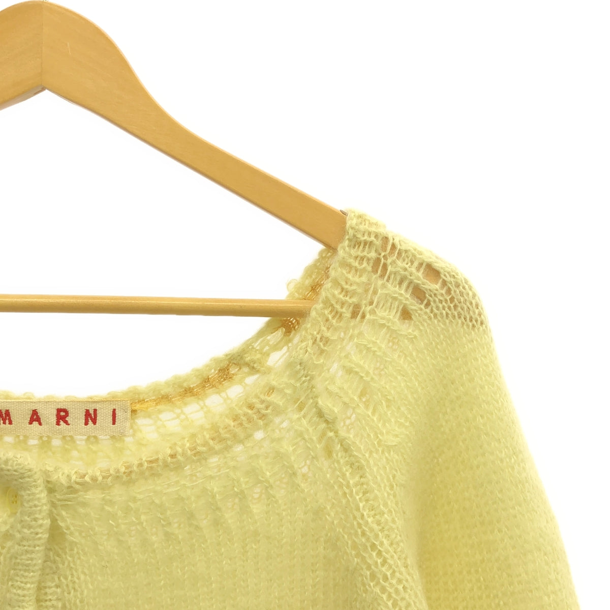 MARNI / マルニ | モヘヤ ナイロン ウール ニット カーディガン | 40 | レディース