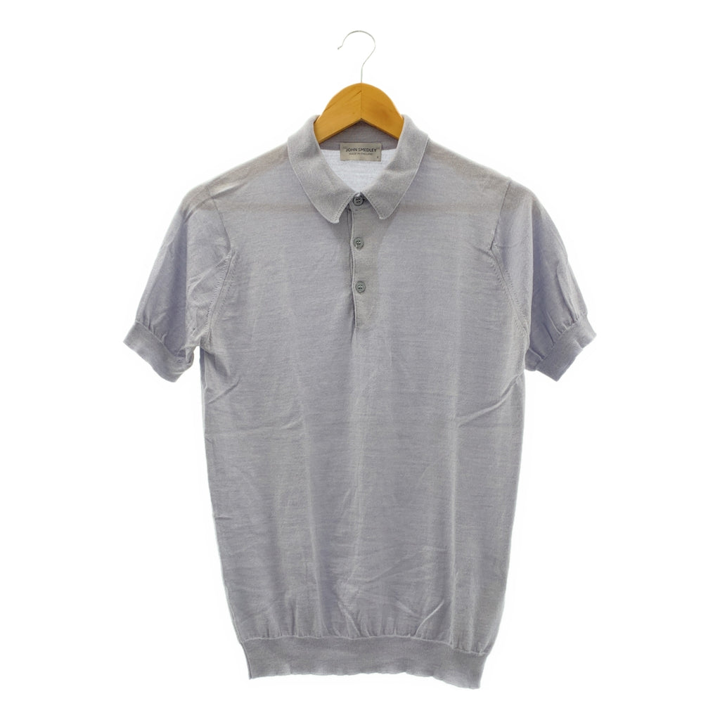 JOHN SMEDLEY | 羊毛棉混紡短袖針織 Polo 衫 | S 碼 | 男士