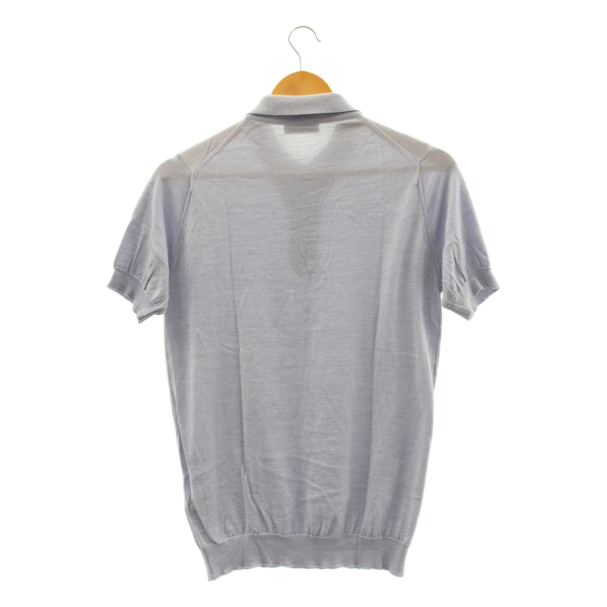 JOHN SMEDLEY | 羊毛棉混紡短袖針織 Polo 衫 | S 碼 | 男士