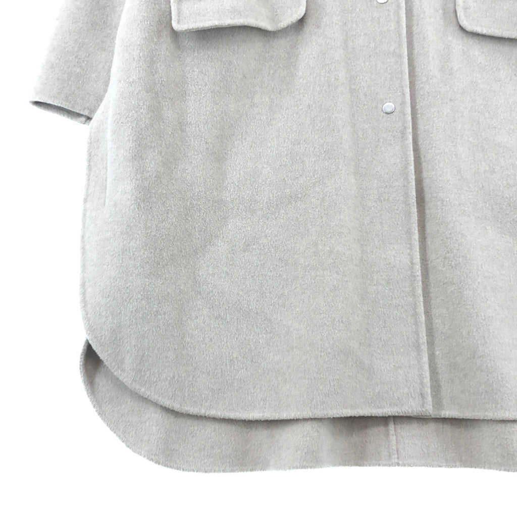 VERMEIL par iena / ヴェルメイユパーイエナ | 2023AW | super160s リバークルーネックコート | 38 | レディース