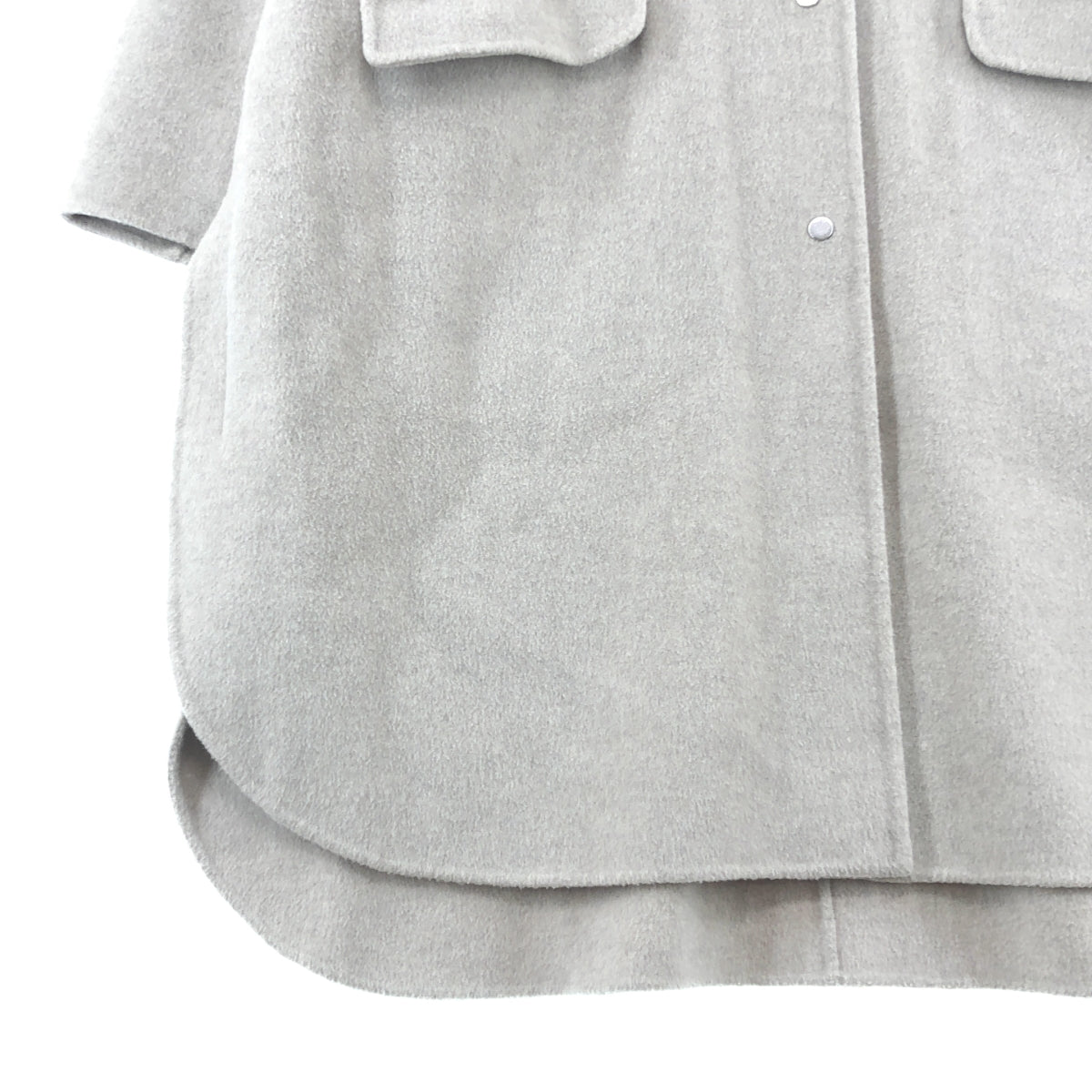 VERMEIL par iena / ヴェルメイユパーイエナ | 2023AW | super160s リバークルーネックコート | 38 | レディース