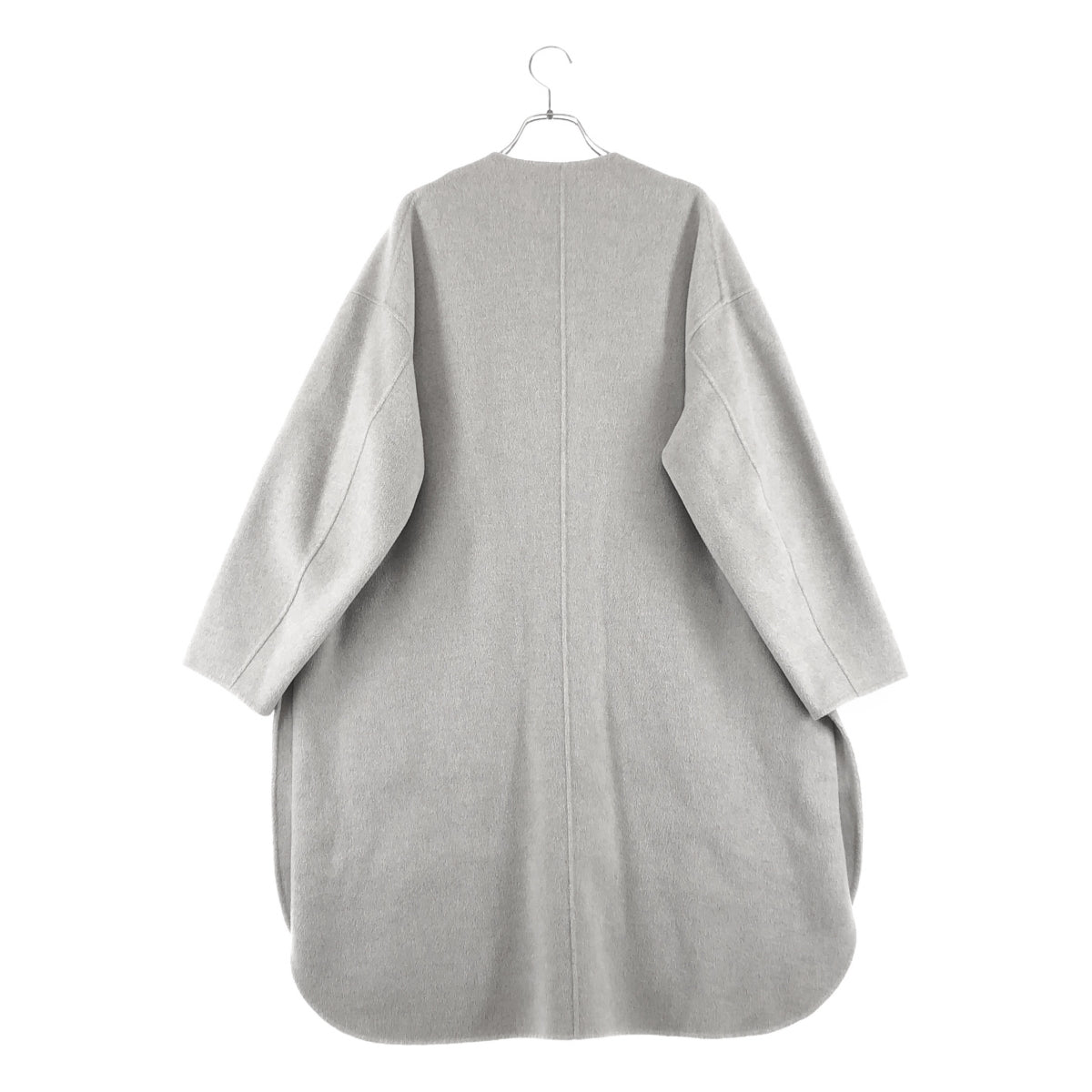 VERMEIL par iena / ヴェルメイユパーイエナ | 2023AW | super160s リバークルーネックコート | 38 | レディース