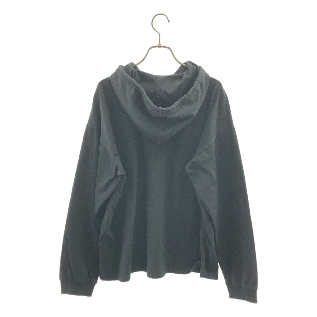 1017 ALYX 9SM / 알릭스 | 로고 후디드 컷앤쏘 풀오버 | S | 블랙 | 남성