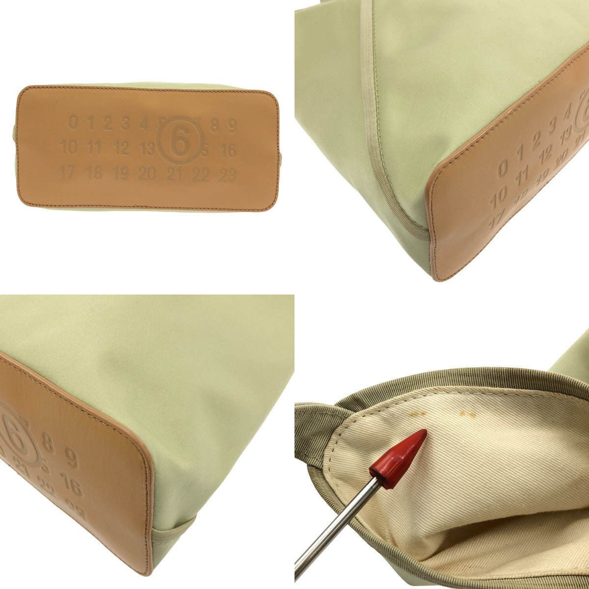 MM6 Maison Margiela / 엠엠 식스 메종 마르제라 | 2023SS | BALLET SHOE JAPANESE BAG 재패니즈 크로스바디 숄더백 | UNI | 라이트 그린 |
