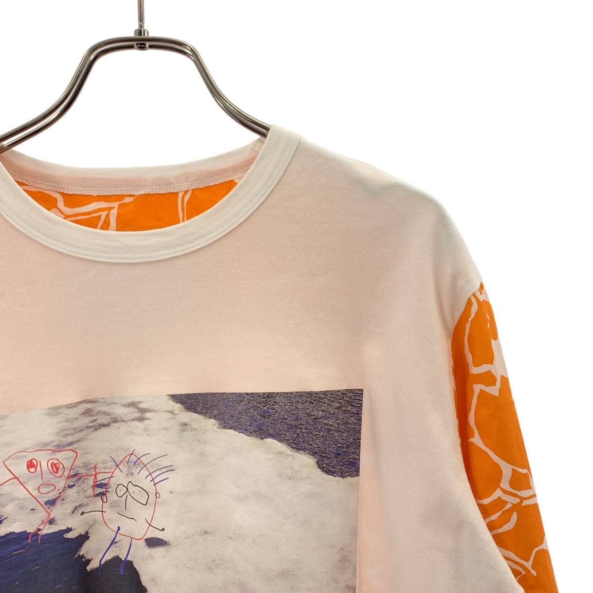 Plan C / プランシー | シャツドッキング プリント カットソー | 38 | レディース