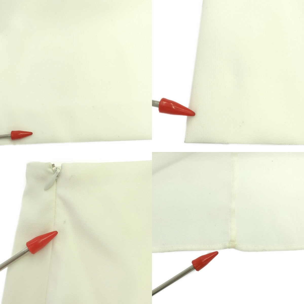 ADORE / アドーア | シフォン レイヤード スカート | 36 | ホワイト | レディース