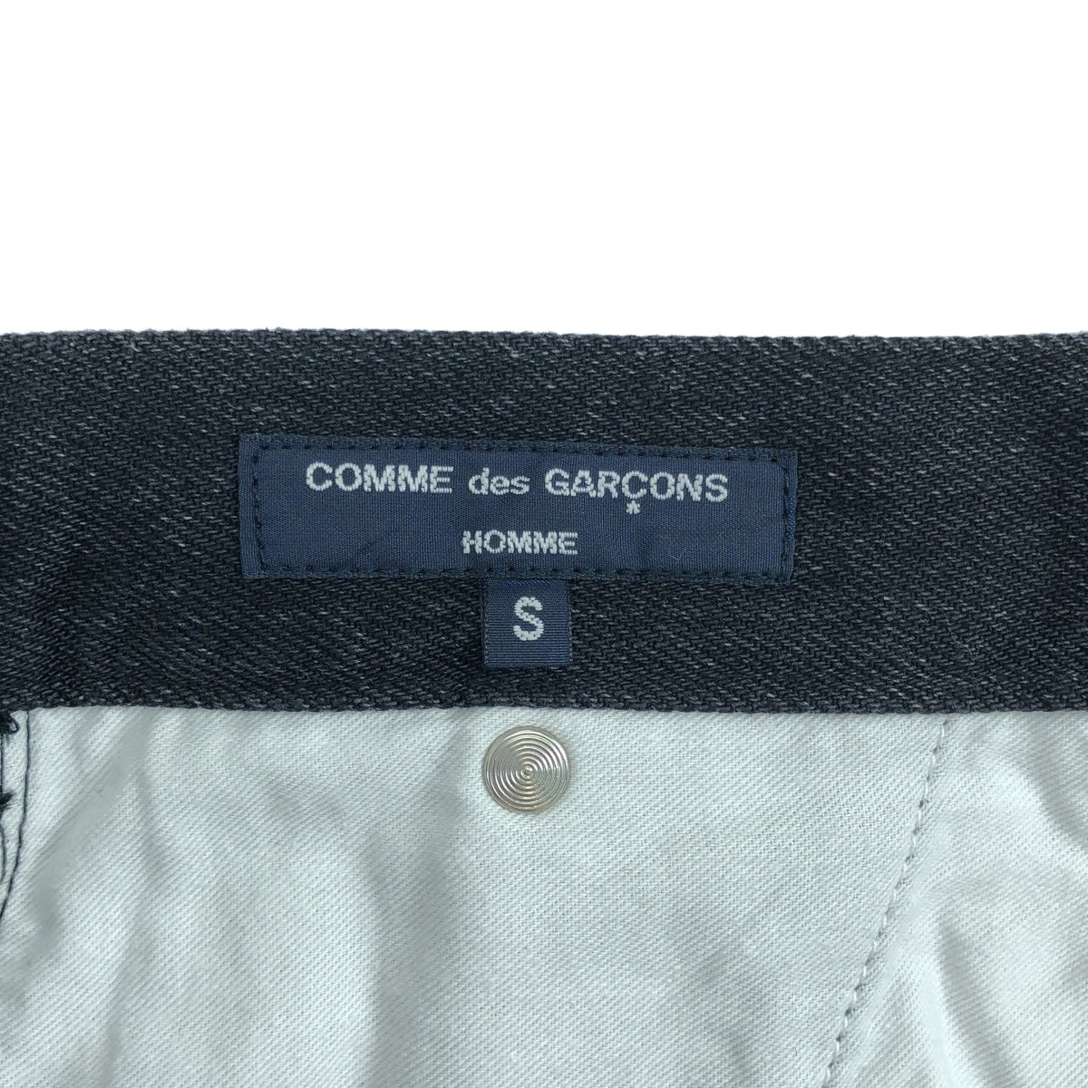 COMME des GARÇONS HOMME | 2022 秋冬 |拼布牛仔長褲 | S 號 |男士