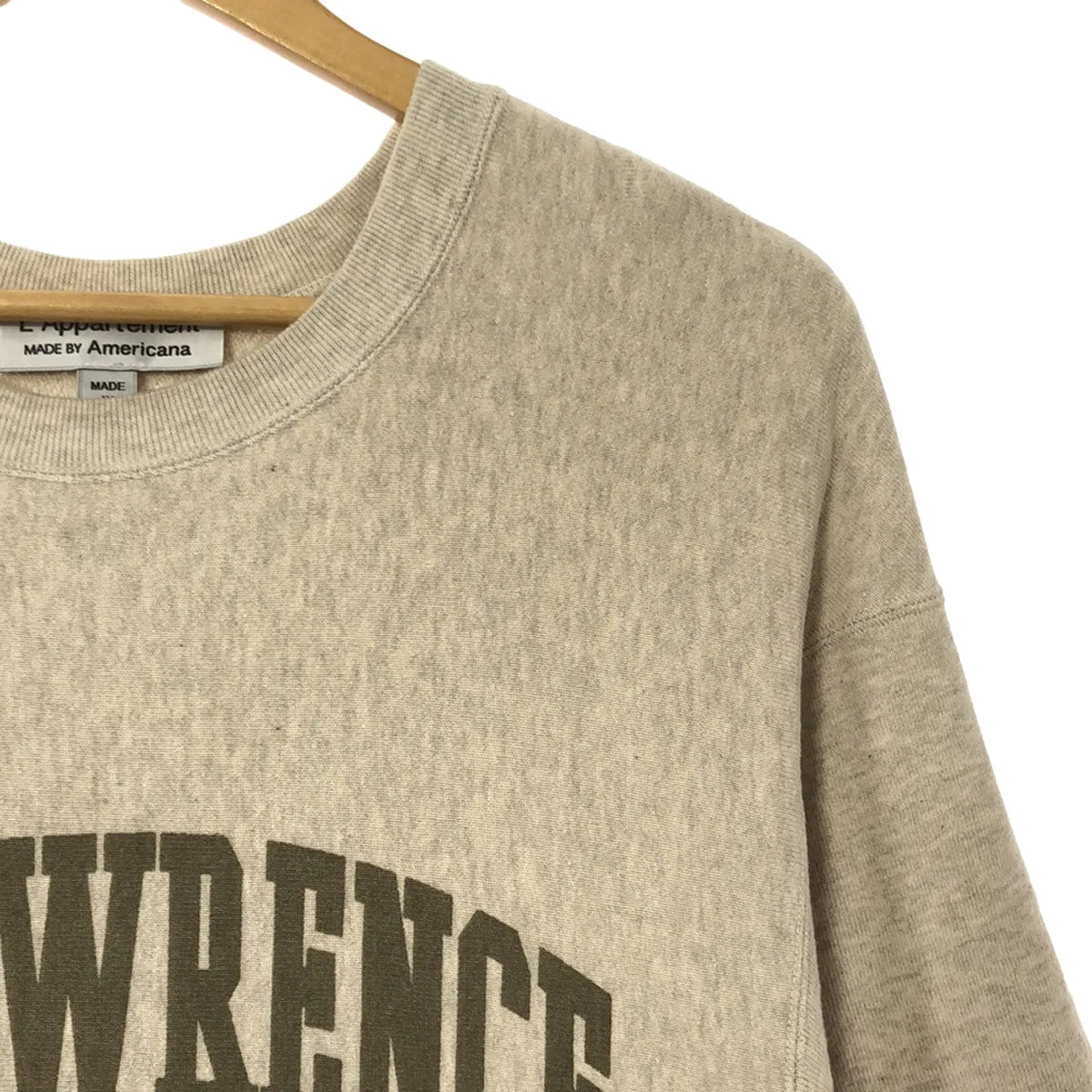 L'Appartement / 公寓 |美國棉質剪裁和縫紉 | F |自然 |女性的