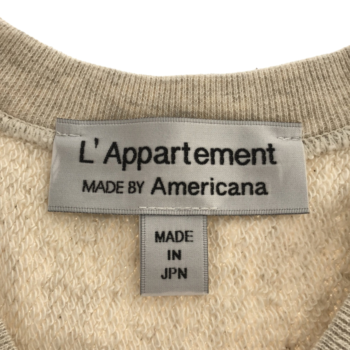 L'Appartement / 公寓 |美國棉質剪裁和縫紉 | F |自然 |女性的