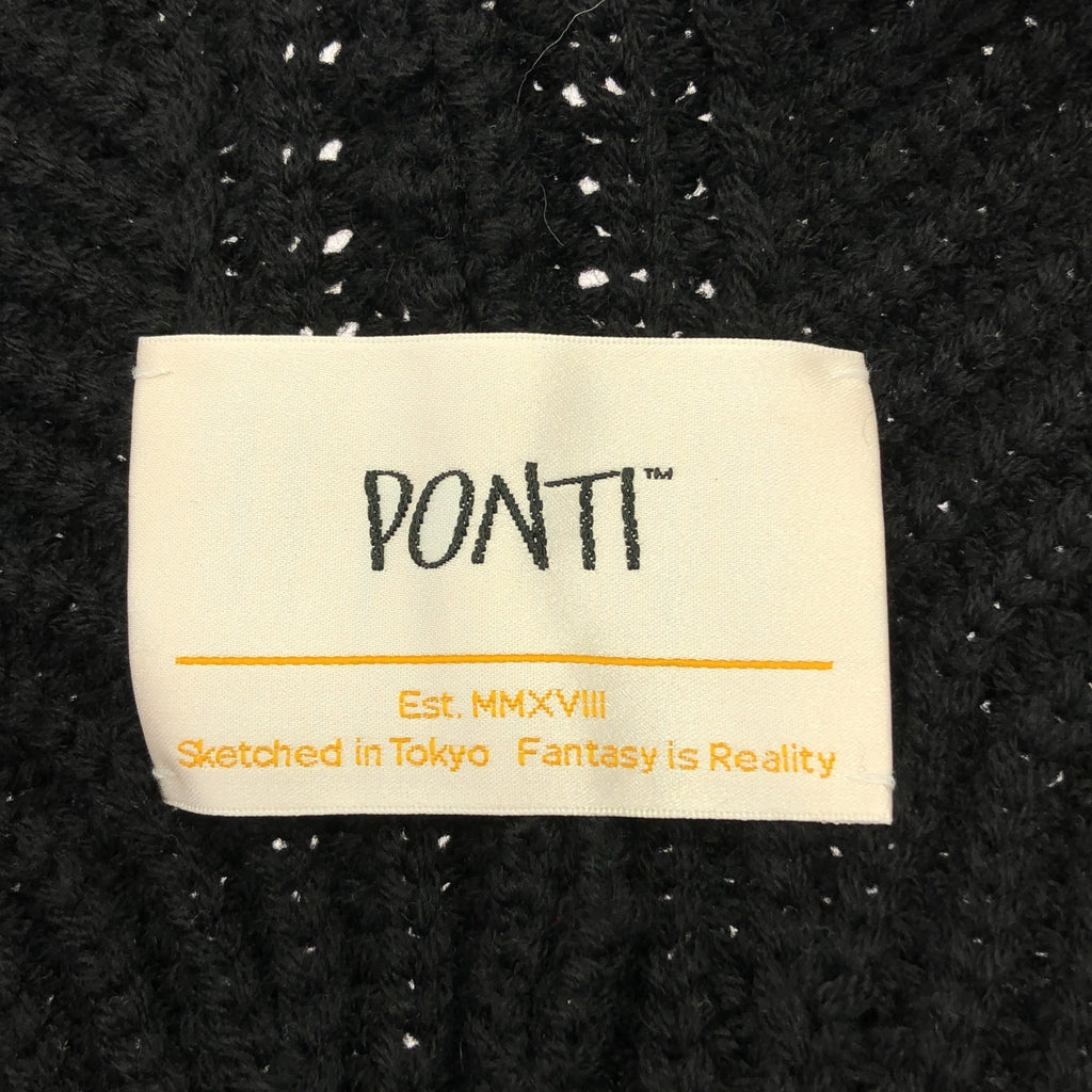 PONTI / 폰티 | 울 메탈 버튼 크로셰 니트 카디건 | F | 여성