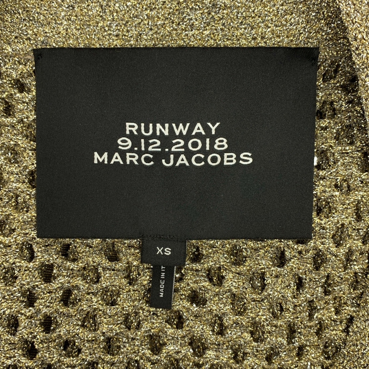 MARC JACOBS / 마크 제이콥스 | 라메 롱 니트 카디건 | XS | 여성