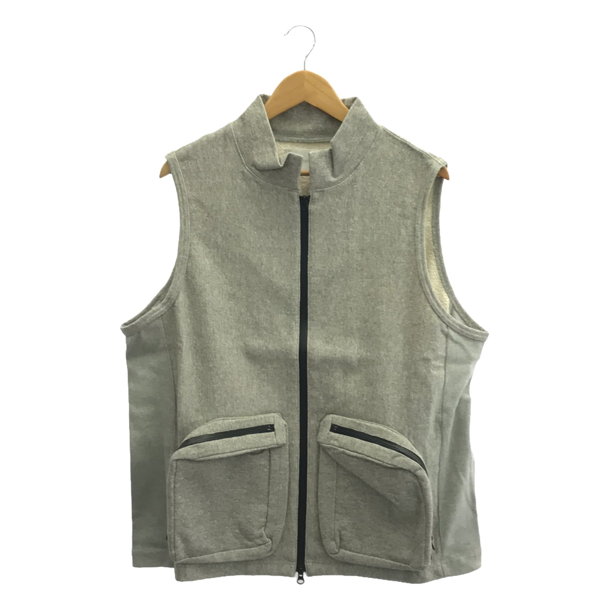 [New] prasthana / Prasthana | Allweather Sweat Stand Neck Vest | M | Gray | Men's