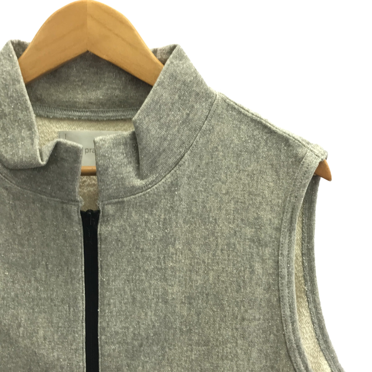 【신품】 prasthana / 프라스타나 | allweather sweat stand neck vest | M | 그레이 | 남성