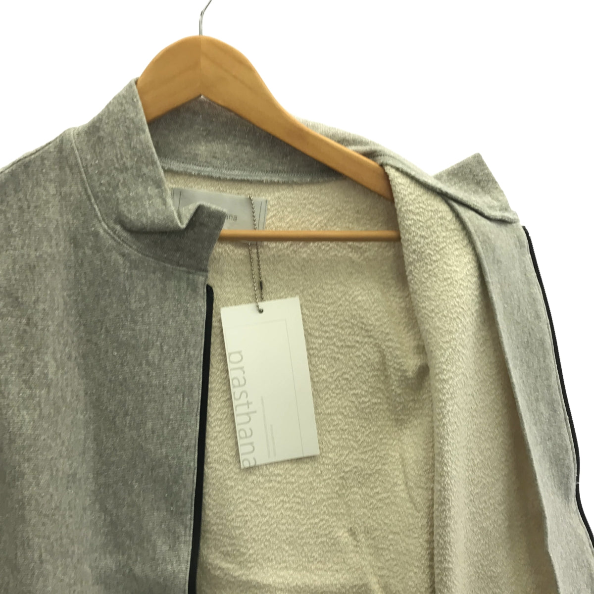 [New] prasthana / Prasthana | Allweather Sweat Stand Neck Vest | M | Gray | Men's