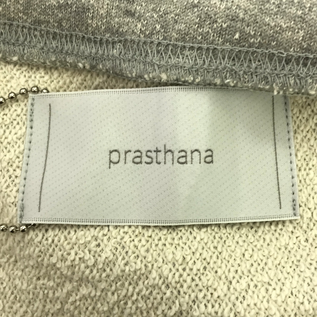 [New] prasthana / Prasthana | Allweather Sweat Stand Neck Vest | M | Gray | Men's