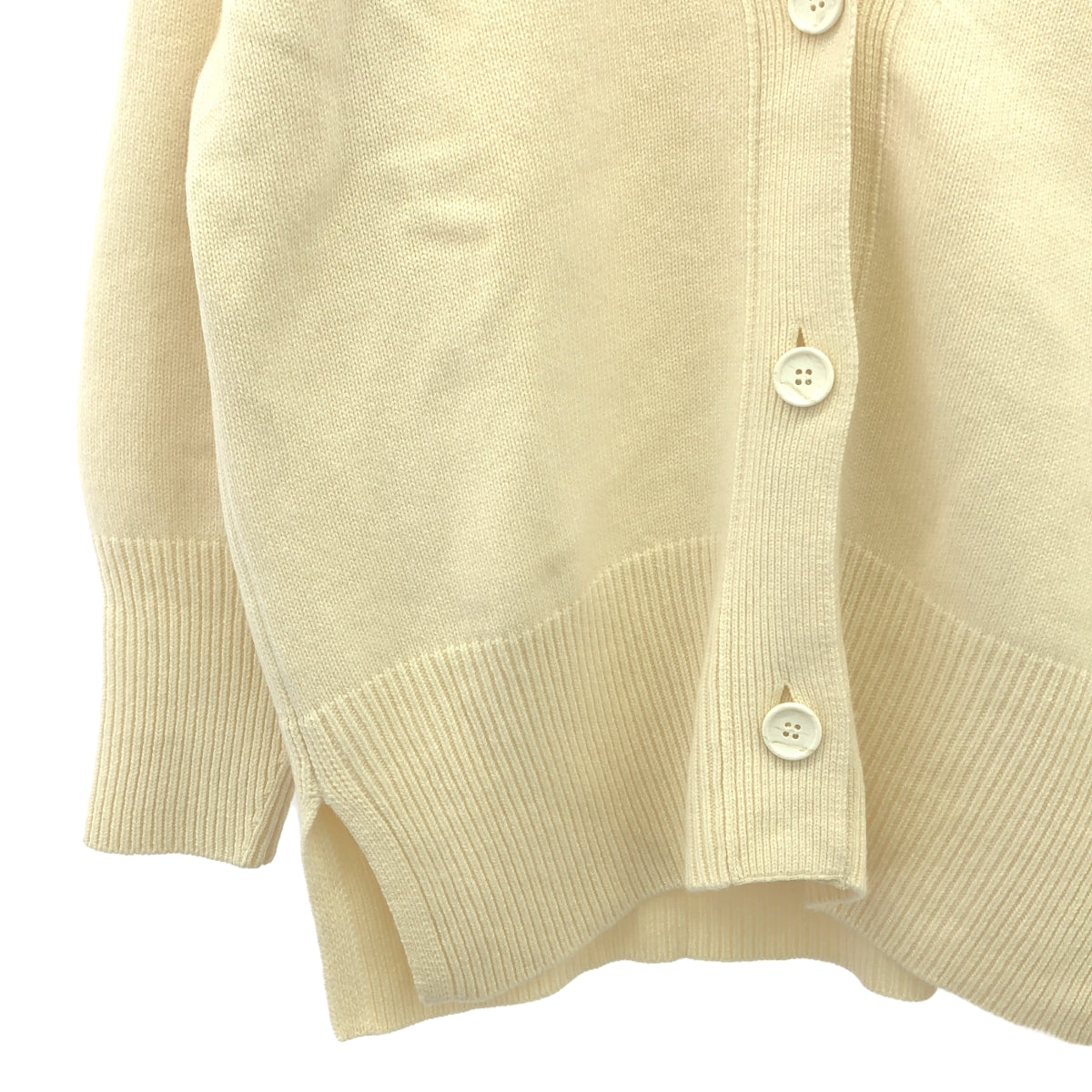 Plage / Plage | 2022AW | R'IAM Washable Wool Cardigan | Ivory | Women's