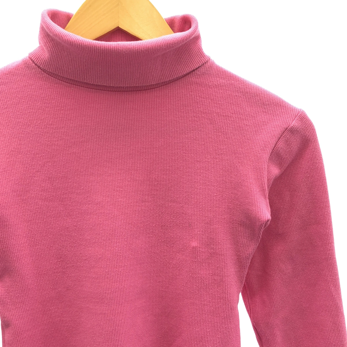 HOLIDAY / ホリデイ | 2022AW | SUPER RIB HIGH-NECK TOPS スーパーリブ ハイネック カットソー | ONE SIZE | ピンク | レディース