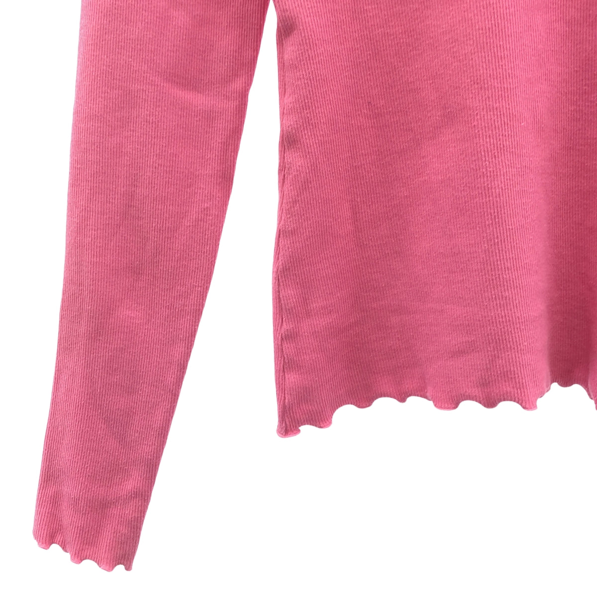 HOLIDAY / ホリデイ | 2022AW | SUPER RIB HIGH-NECK TOPS スーパーリブ ハイネック カットソー | ONE SIZE | ピンク | レディース