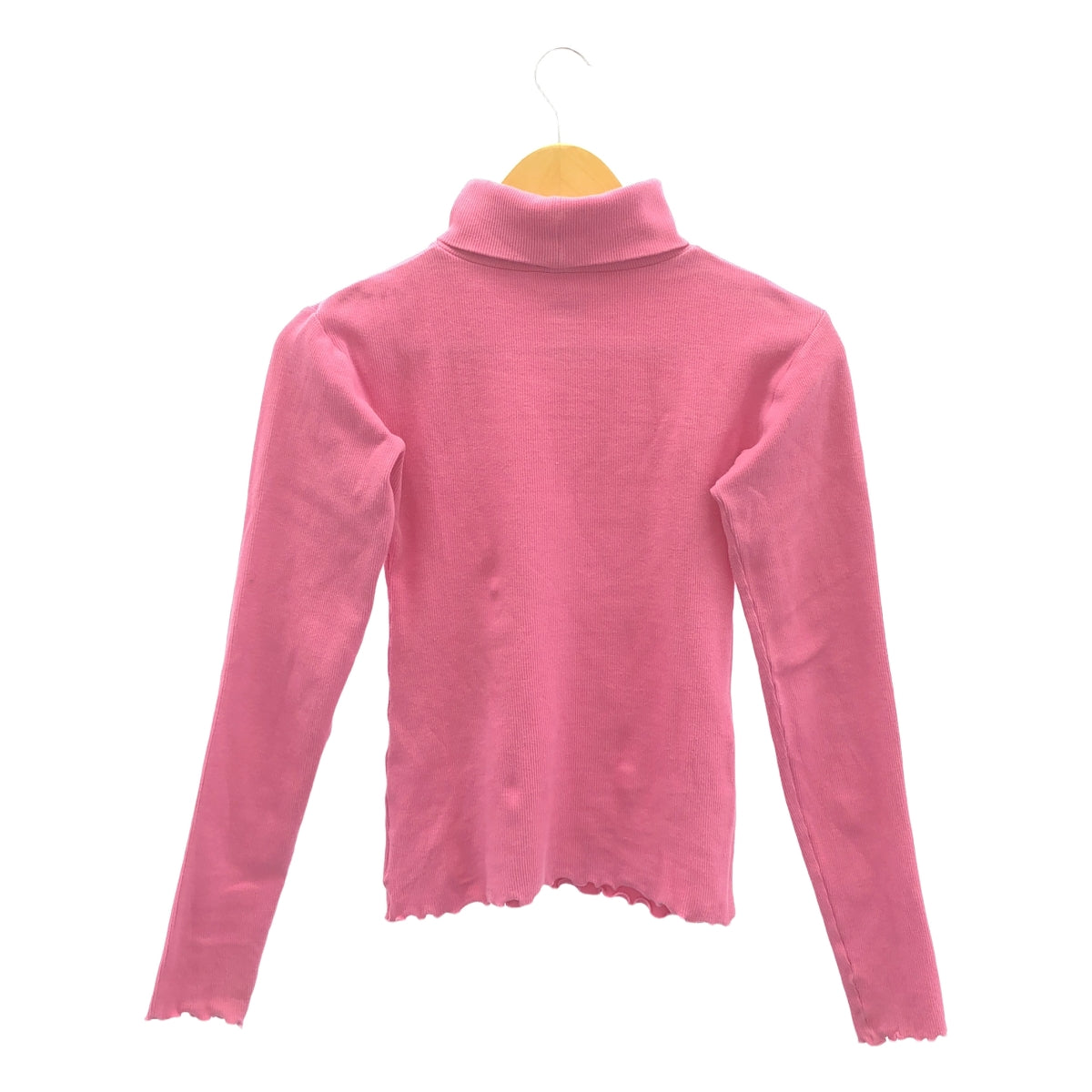 HOLIDAY / ホリデイ | 2022AW | SUPER RIB HIGH-NECK TOPS スーパーリブ ハイネック カットソー | ONE SIZE | ピンク | レディース