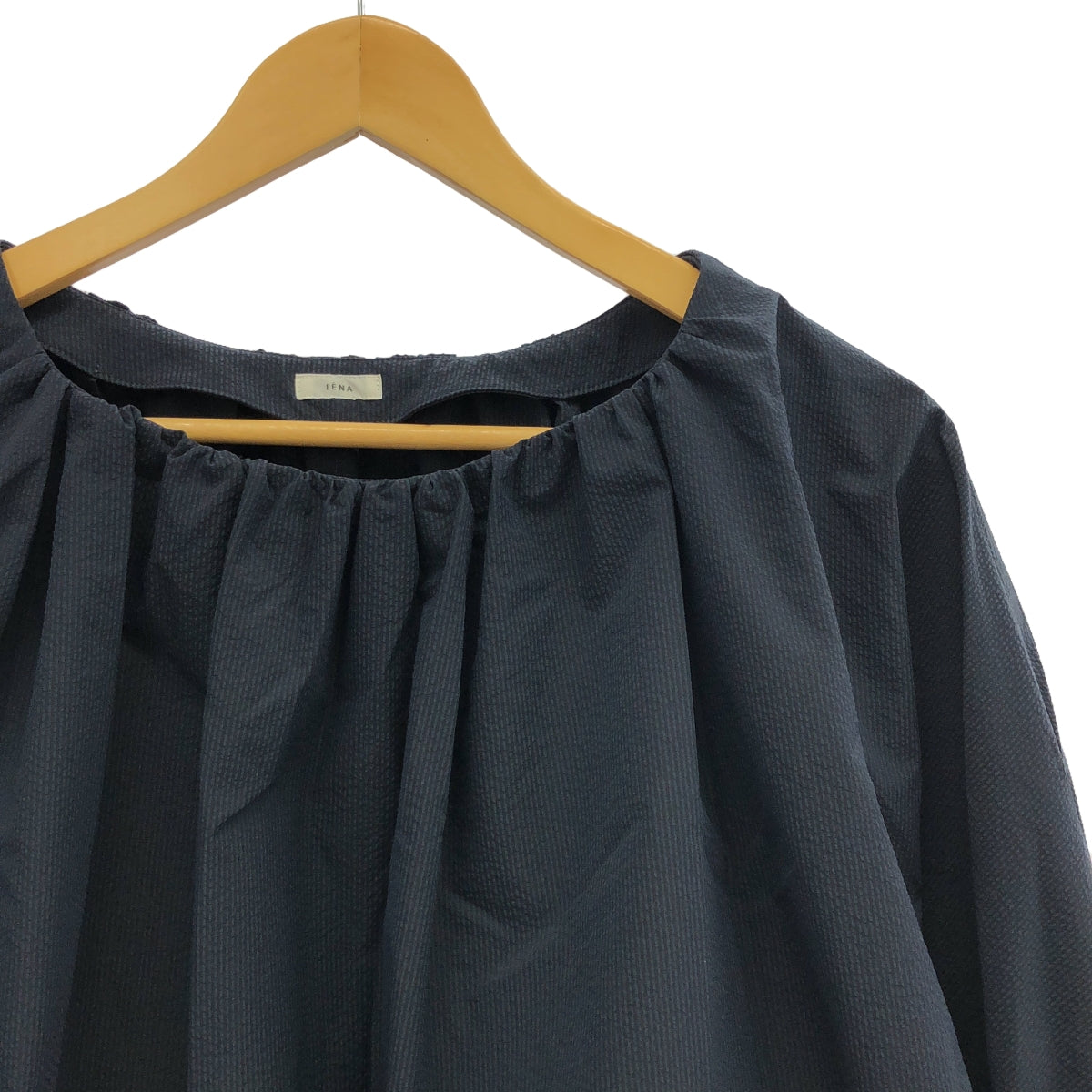 IENA | Soccer Balloon Blouse | F | Navy | Women's