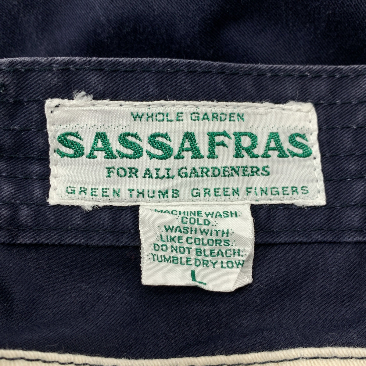 SASSAFRAS | 軍用寬版工裝褲 | L碼 | 男款