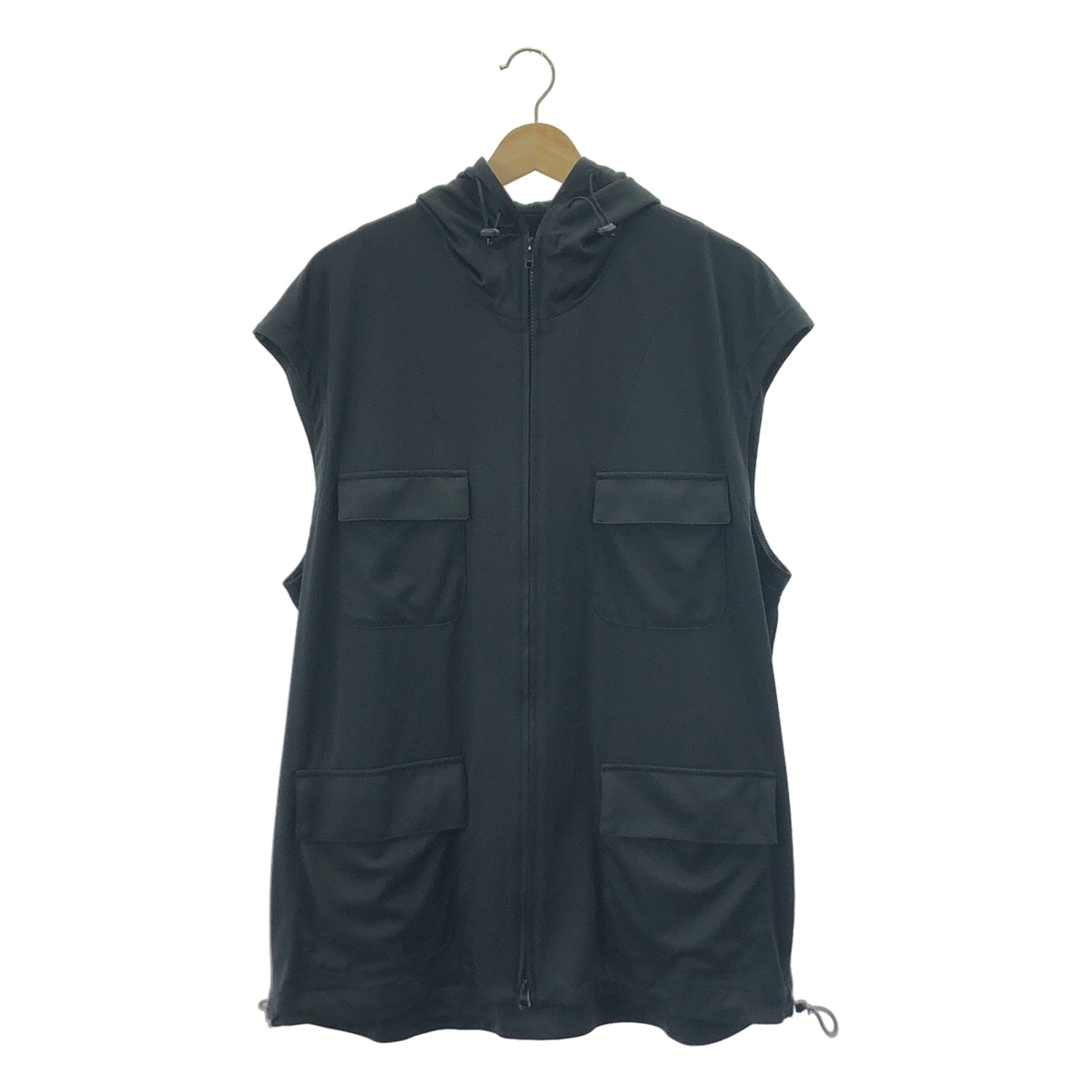 S'YTE YOHJI YAMAMOTO / サイトヨウジヤマモト | ポケット ロングベスト フーディ | 3 | メンズ