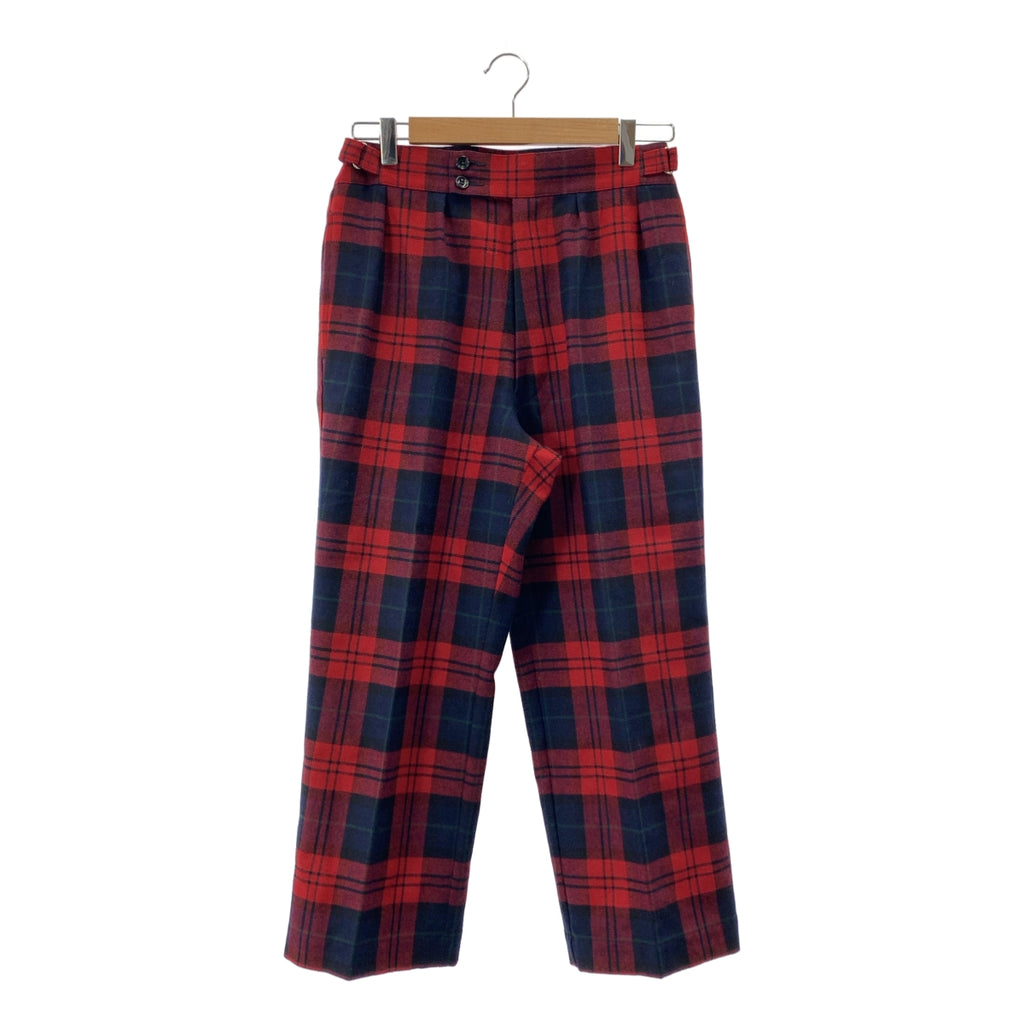 tricot COMME des GARCONS / 트리코콤 데 걸슨 | 2020AW | 사이드 어저스터 폴리에스테르 울 체크 팬츠 | S |