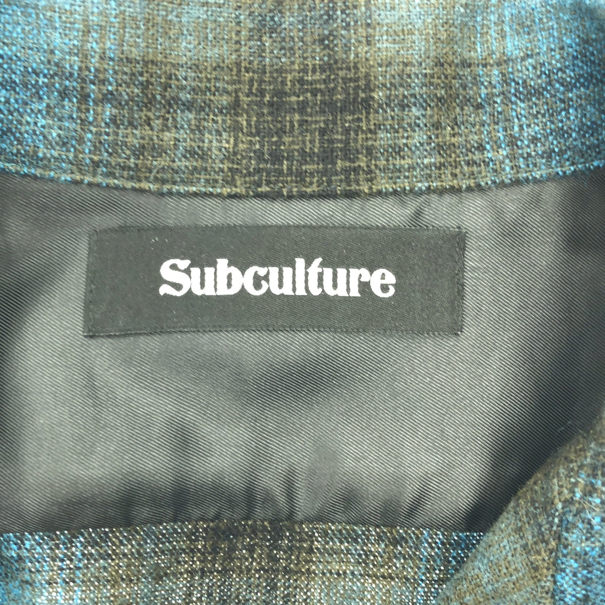 SC SubCulture | 羊毛格紋襯衫 | 漸層色格紋襯衫 | 3 碼 | 男款