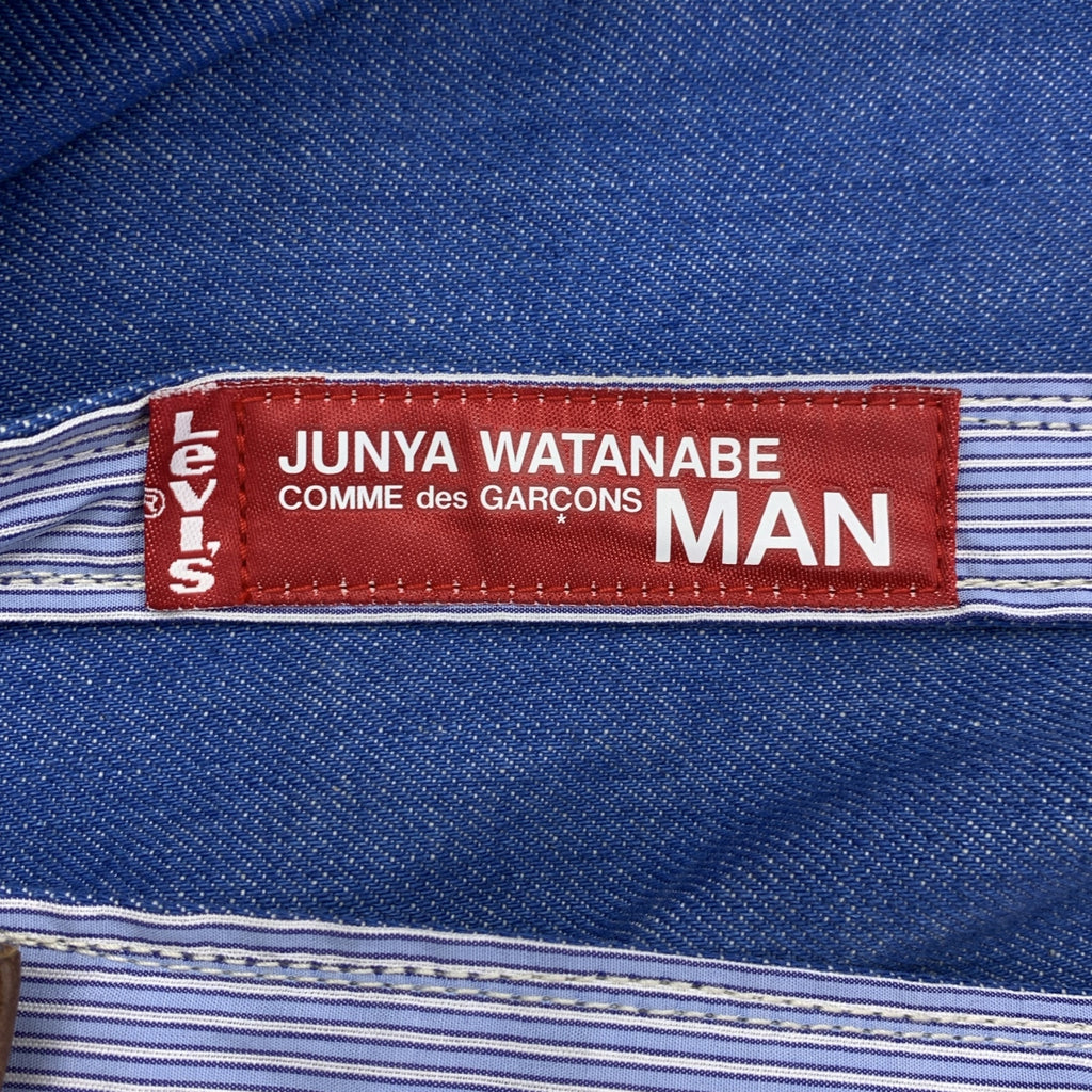 JUNYAWATANABE COMMEdesGARCONS MAN / 준야와타나베만 | 2021SS | × Levis / 더블 네임 멜빵 바지 | XS | 남성