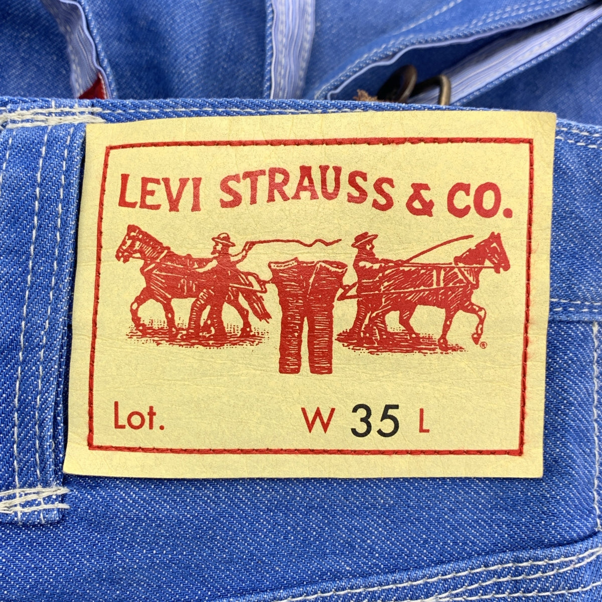 JUNYAWATANABE COMMEdesGARCONS MAN / 준야와타나베만 | 2021SS | × Levis / 더블 네임 멜빵 바지 | XS | 남성