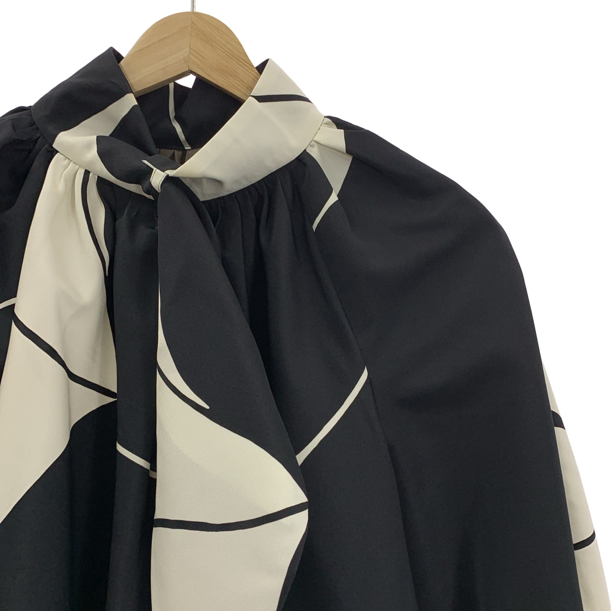 M fil / 엠필 | 프린트 스모크 블라우스 풀오버 셔츠 | 38 | 여성