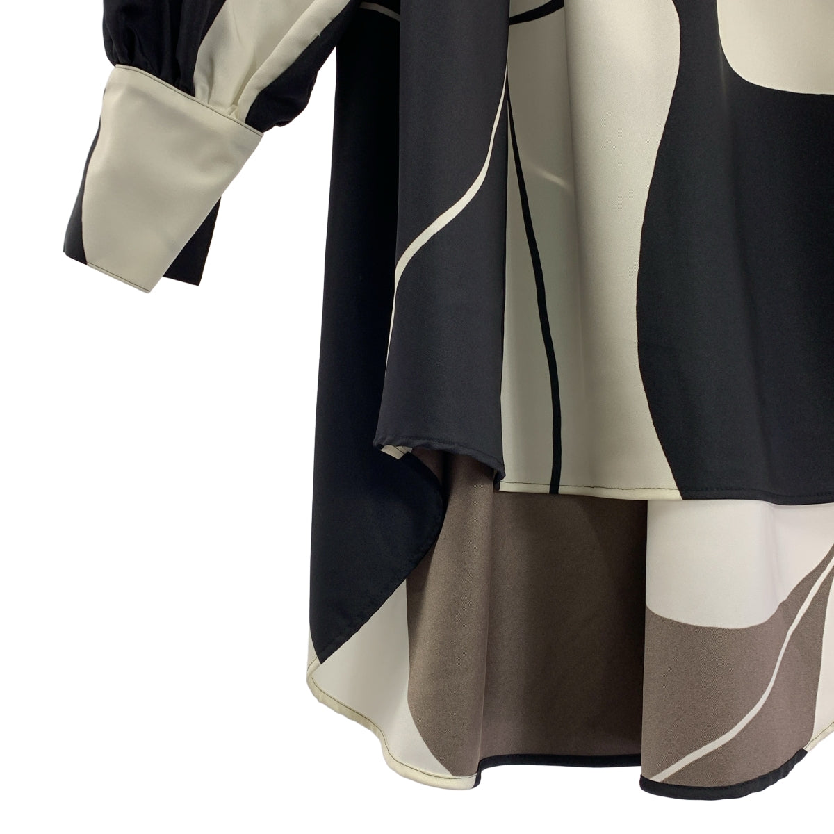 M fil / 엠필 | 프린트 스모크 블라우스 풀오버 셔츠 | 38 | 여성