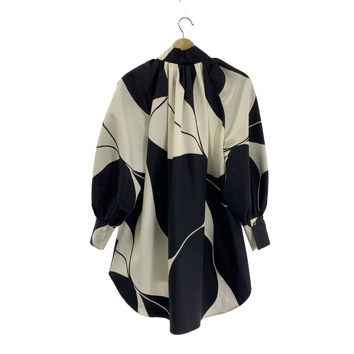 M fil / 엠필 | 프린트 스모크 블라우스 풀오버 셔츠 | 38 | 여성