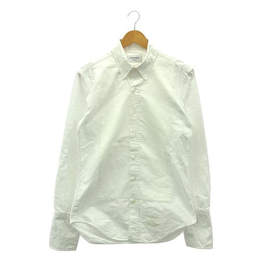 THOM BROWNE | Cotton button-down panel shirt | Size 16 | Men's