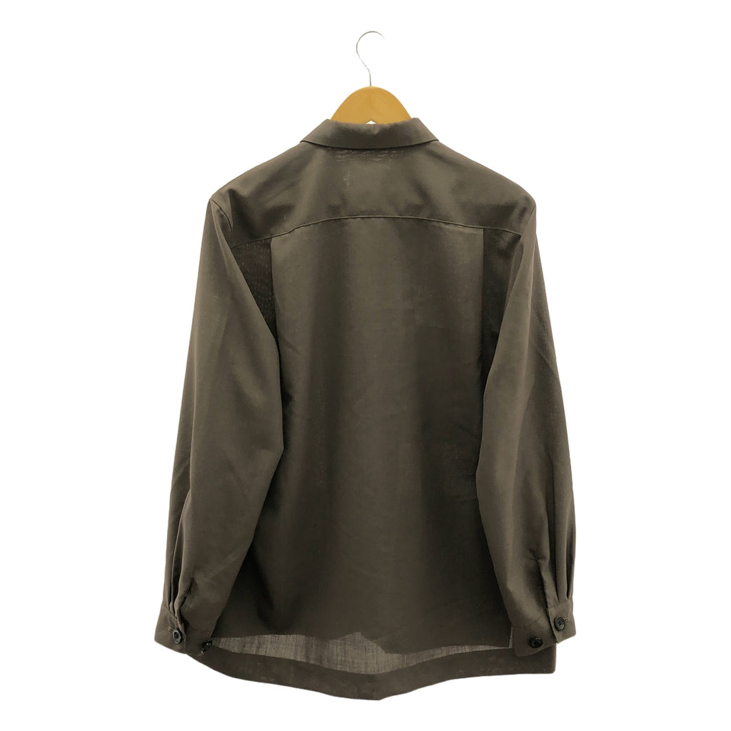 【미품】 sacai / 사카이 | 2024SS | Suiting Jacket / 슈팅 싱글 재킷 | 1 | TAUPE | 남성