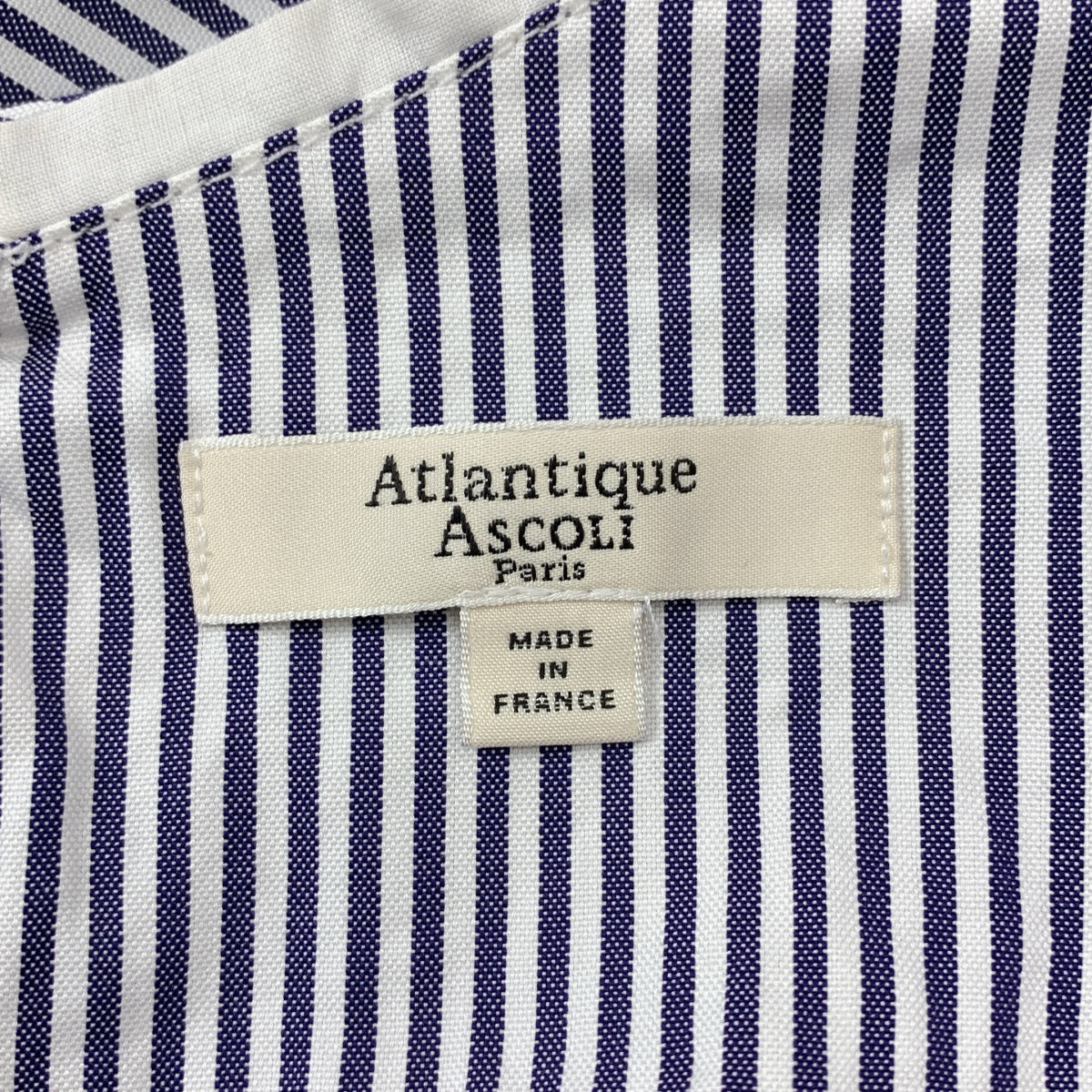 Atlantique Ascoli | 條紋褶皺寬鬆襯衫 | 尺寸 2 | 女款