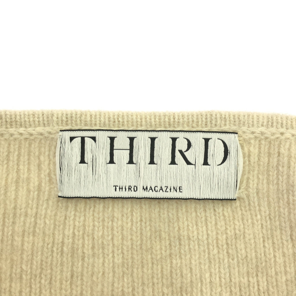 【美品】  THIRD MAGAZINE / サードマガジン | ウールニットキャミ | ホワイト | レディース