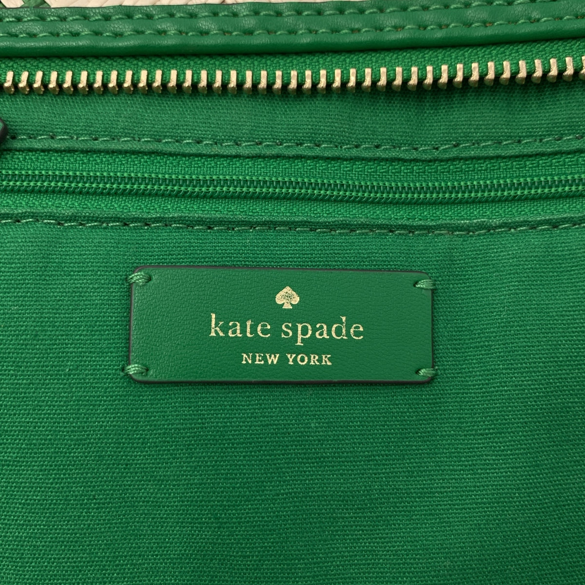 KATE SPADE / 케이트 스페이드 | 그린빈 엘라 깅엄 토트백 |